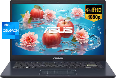 ASUS Laptop Computer 14'' FHD Intel Dual-Core, 4GB RAM + 320GB Storage, Open Box