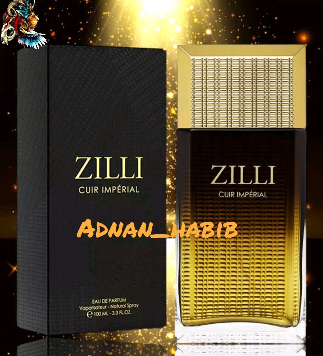 ZILLI CUIR IMPERIAL EAU DE PARFUM SPRAY 100ML NEW & SEALED