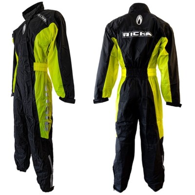 Richa Typhoon One Piece Rain Overall Suit Waterproof Motorcycle