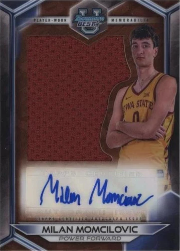 2023-24 Bowman University Best - Milan Momcilovic #PJR-MMO