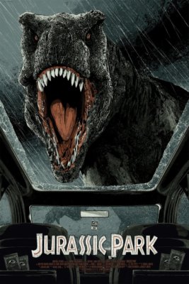 Jurassic Park by Kako Mondo Poster Print Art x/275 Spielberg Goldblum T-Rex