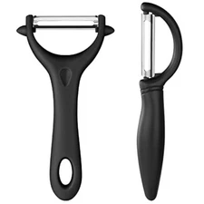  2PCS Potato Peeler, Y and I-Shaped Swivel Vegetable Peeler Set, Fruit Peeler 
