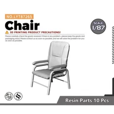 1/87 HO Scale Miniatures Home Furniture Chair for Kitchen Dining Room