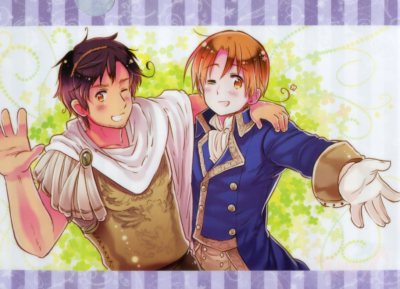 clear file folder Hetalia Axis Powers anime Italy Roma Antiqua 