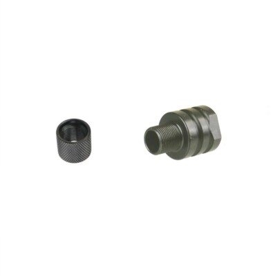 Steel 11/16x24 TPI to 5/8x24 Thread Convert Adapter W/ 5/8x24 Thread Protector