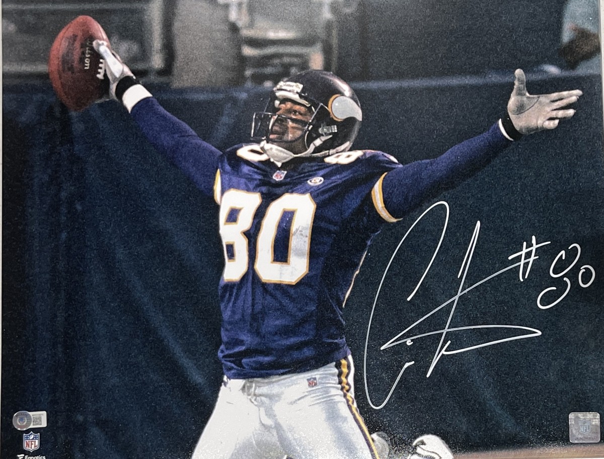 Cris Carter Autographed/Signed Minnesota Vikings 16x20 Photo