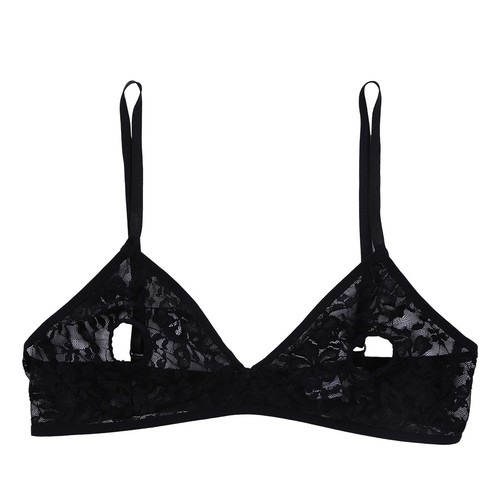 Sujetador transparente para mujer Prendas para el torso Sujetador Copa abierta Sin cables Lencería sin forro Bustier - Imagen 5 de 38
