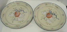 Vintage Marmalade Goose Dinner Plates International Tableworks Japan lot of 2