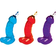 Dicky Chug Pecker Sports Water Bottle - Bachelorette Party Favor Fun Gag Gift