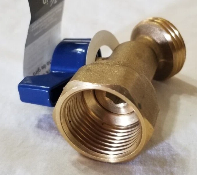 2 Pack Reliabilt Brass Hose Bibb Hose Faucet 3/4" x 3/4" FIP x MHT 102-454RB - Image 4 of 4