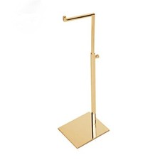 Gold Stainless Steel Adjustable handbag display stand Holder racks