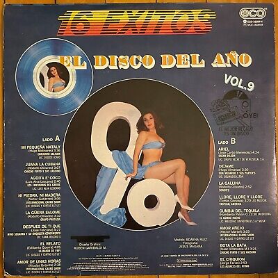 EL DISCO DEL AÑO VOL 9 / 16 EXITOS Various 1988 LP Cumbia EL DISCO DEL AÑO VOL 9 / 16 EXITOS Various 1988 LP Cumbia