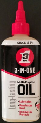 3-In-ONE Multi-Purpose Oil, 4 oz Twist Spout, Long-Lasting