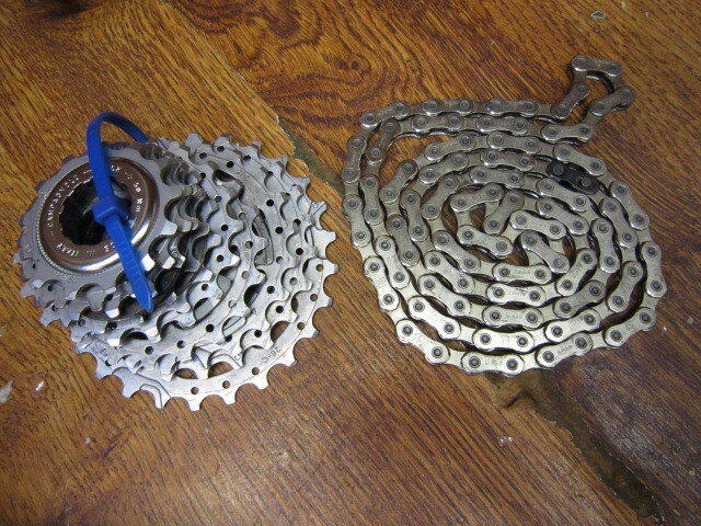 VINTAGE CAMPAGNOLO VELOCE 3 x 10 SPD TRIPLE GROUP BUILD KIT GRUPPO