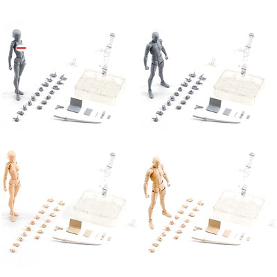 Body Kun Action Figures Drawing Figure Models for Artists Action Doll Model Set