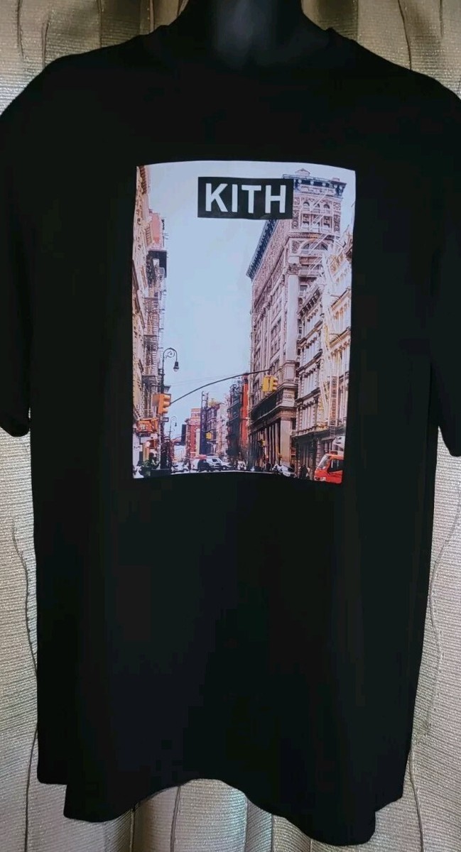KITH Soho Vintage Box Logo Black T-Shirt Size XL | eBay