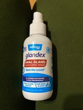 Glandex Medicated Dog  Cat Anal Gland Spray, Pain Relieving  Anti-Itch Formula