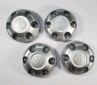 2005-2023 Toyota Tacoma 69459 Wheel Center Hub Cap Silver OEM 4260B-04010 Set x4