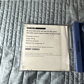 Sega Dreamcast - Marvel VS Capcom 2 - Case & Disc Tested US Seller