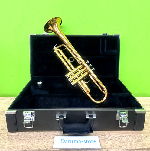 YAMAHA YTR-4335G Bb Trumpet Gold Brass Musical instrument Mouthpeace Used Tested
