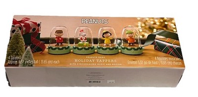 Hallmark PEANUTS Gang Holiday Tappers Sychronized Music Motion 4 Figures NIB