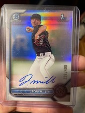 2022 Bowman Draft - Chrome Draft Pick Autographs Jacob Miller Refractor /499