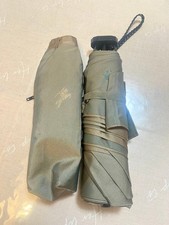 Burberry Burberrys Folding Umbrella Khaki Vintage Rare Authentic Ready