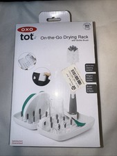 OXO Tot On-the-Go Drying Rack Bottle Brush Portable NEW