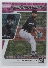 2021 Panini Donruss Dominators Pink Fireworks Dallas Keuchel #DOM10 0q3
