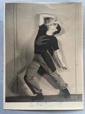 Igor Youskevitch, bailarín de ballet, fotografía FIRMADA