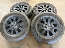 Set of Used '24-'25 Toyota Land Cruiser Dark Charcoal Rims 265/70R18 Michelin LT