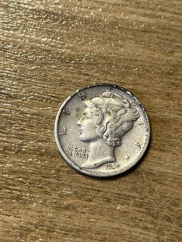 1935D Mercury Dime XF
