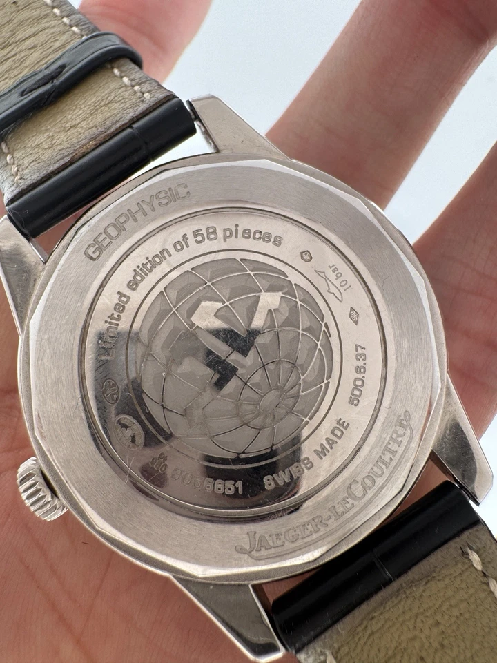 Jaeger-LeCoultre Geofísico 1958 Edición Limitada Platino - 1 de solo 58 Hecho Foto 2 de 2