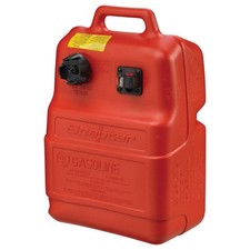 SCEPTER MARINE 08580 Portable Fuel Tank,Red,6.6 gal.,Plastic 453D85