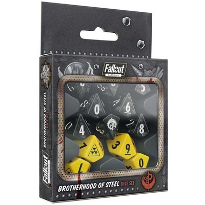 Modiphius Entertainment: Fallout: Factions: Brotherhood of Steel Dice Set - 12 P