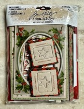 TIM HOLTZ Idea-Ology BASEBOARDS  TRANSPARENCIES 45 Pcs CHRISTMAS 2023 NEW