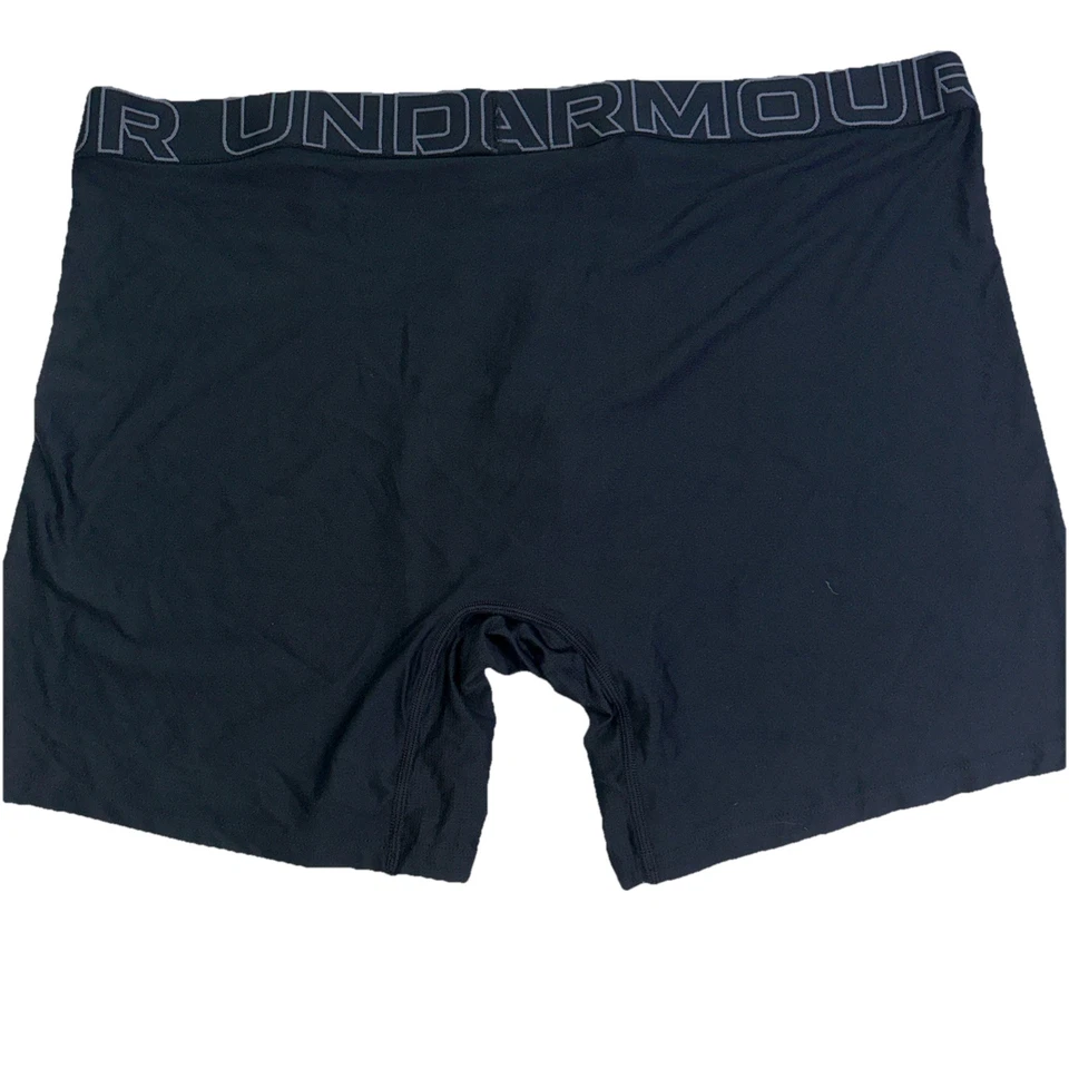Under Armour Boxerjoc Men Underwear 6" Size XXL, Black, Pack of 3 - Image 4 of 4