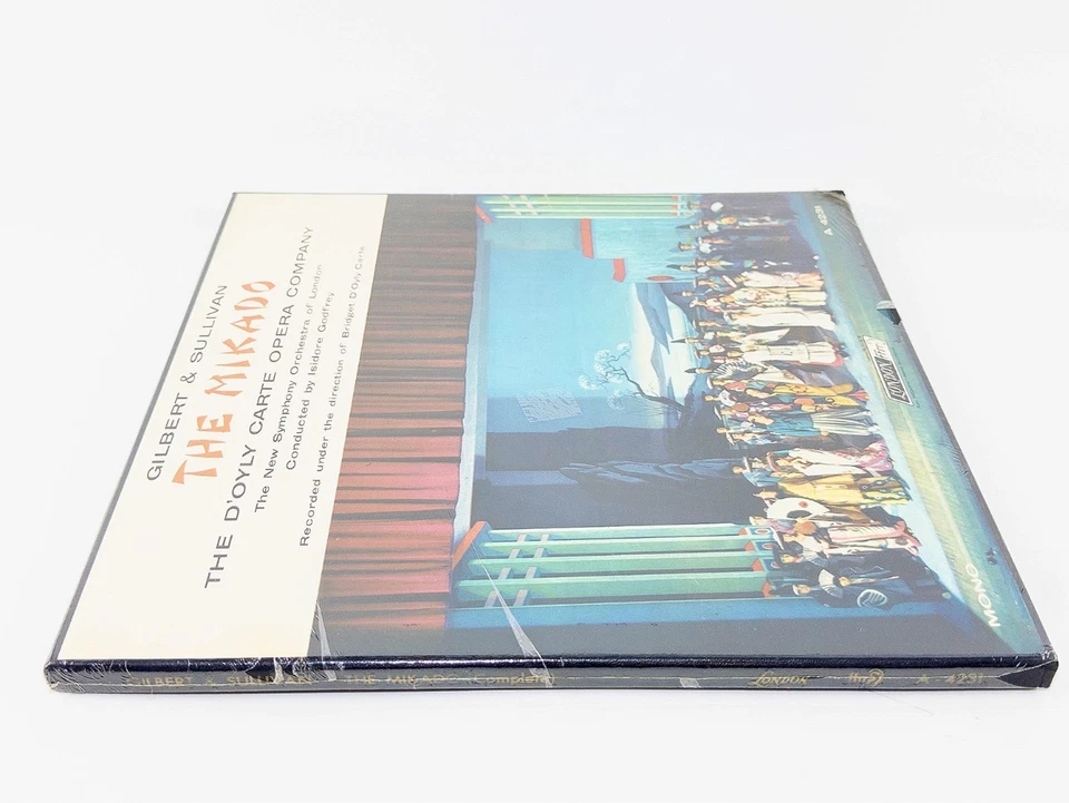 The Mikado Gilbert & Sullivan, 2 LP Box Set D'Oyly Carte Opera London Sealed New - Image 4 of 4
