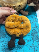 Jellycat Amuseable Pretzel Bag Charm Plush Keychain - Cute Gift Toy Deals Offers