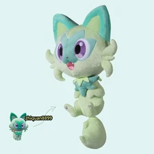 Game Character Sprigatito 48cm Plush Doll Pillow Stuffed Toys Plushie Gift