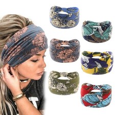 Yeshan Boho Bandeau headbands for 6 Count Pack of 1 , No1 flower 6 pcs 