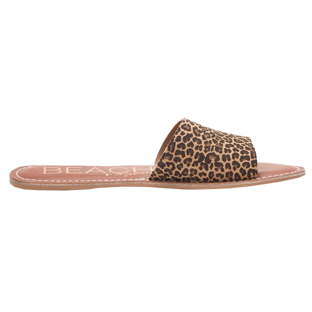 Женские повседневные босоножки BEACH by Matisse Cabana Leopard Slide, размер 6 м, CABANA-837