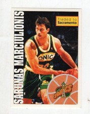 figurine - PANINI BASKETBALL BASKETBALL 1995 95/96 - number 265 SARUNAS MARCIULIONIS