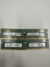 Lot of 4 8GB DDR4-3200 Laptop RAM SODIMM 32GB Samsung Micron PC4-3200AA