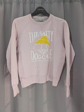 Pink Medium Womens Champion Jumper Dog Cafe Good Condition