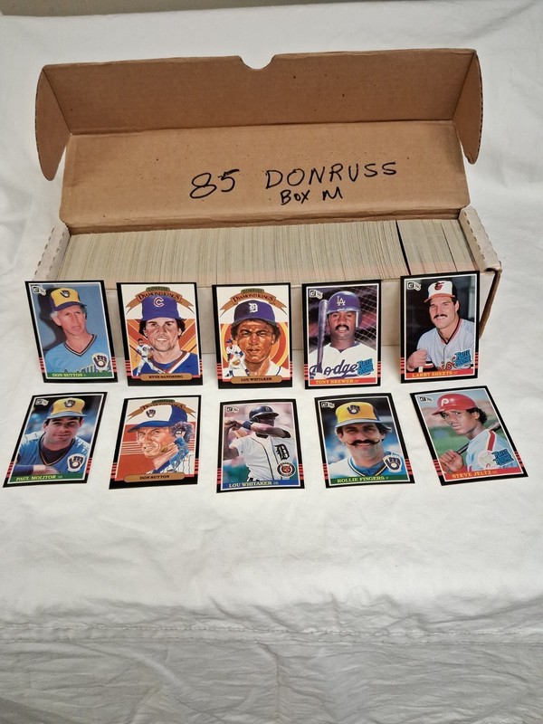 1985 DONRUSS BASEBALL CARDS (APPROXIMATELY 400-600 CARDS)