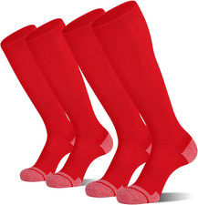 2/3 Pack Baseball Softball Soccer Socks Knee High over the Calf Sports Tube Sock