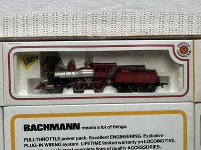 HO Bachmann 'The Old Timer' Electric Model Train Set - (EX BOXED