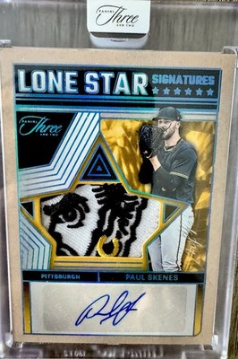 2025 Paul Skenes Lone Star Signatures 1/1 AUTO with Pirate patch