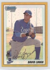 2010 Bowman Chrome Prospects Gold Refractor 35/50 David Lough #BCP107 0n8h